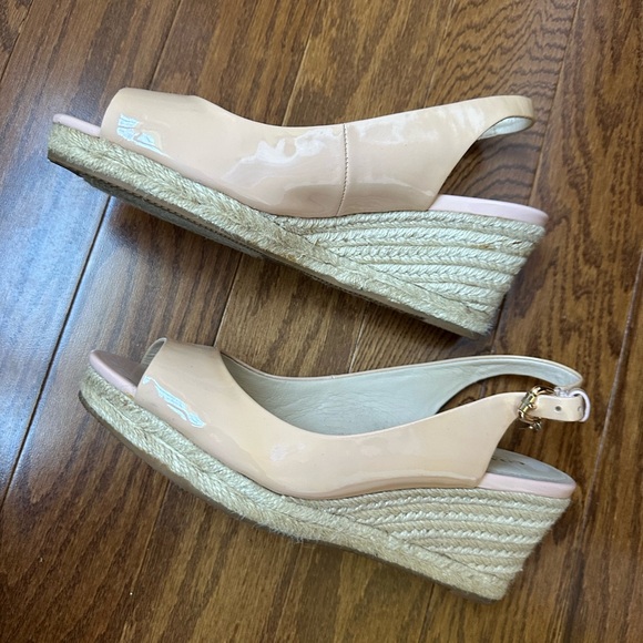 Pale Pink Coach Wedges - Picture 6 of 7